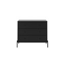Ver imagem 4 de Cômoda 3 Gavetas 90cm x 79cm Jasper Preto/Fosco