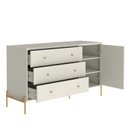 Ver imagem 4 de Cômoda 3 Gavetas 1 Porta Jasper 135 Cm