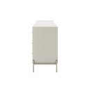 Ver imagem 5 de Cômoda 6 Gavetas em MDF 180 cm Jasper Branco/Off White