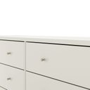 Ver imagem 4 de Cômoda 6 Gavetas em MDF 180 cm Jasper Branco/Off White