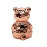 Enfeite Decorativo Urso Sentado em Porcelana Metalizado 10cm - 2