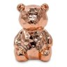 Enfeite Decorativo Urso Sentado em Porcelana Metalizado 10cm - 1