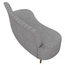 Ver imagem 7 de Sofá 2 Lugares para Sala Living 160cm Pés Palito Tamar K04 Linho Cinza - Mpozenato