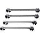 Ver imagem 1 de Alça de Apoio 40cm Barra Inox Kit 4 Unidades Banheiro Box Idoso Cadeirante Deficiente Gestante Supor