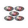 Kit 5 Pratos Raso Redondo Pedra Sabão Sobremesa e Bolos 30cm - 2