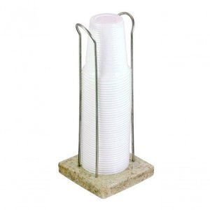 Porta Copo Dispenser de Mesa em Granito P- Copos Chopp 300ml