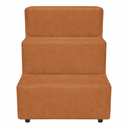 Ver imagem 6 de Escada Escadinha para Pet 3 Degraus com Osso Cor Terracota Veludo Liberty Móveis