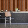 Papel de Parede Adesivo Ripado Madeira Lavável Cozinha 1,5 Metros - 6
