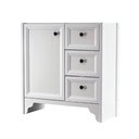 Ver imagem 3 de Gabinete Armário Banheiro Ditália 1pt 3gav Bn-05 Cor:branco