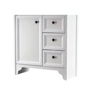 Ver imagem 2 de Gabinete Armário Banheiro Ditália 1pt 3gav Bn-05 Cor:branco