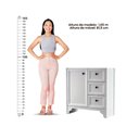 Ver imagem 5 de Gabinete Armário Banheiro Ditália 1pt 3gav Bn-05 Cor:branco