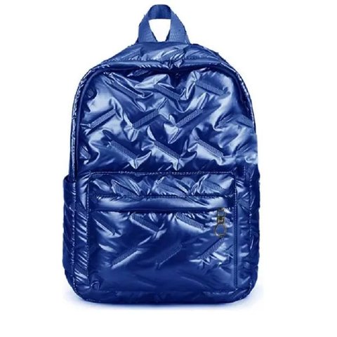 Mochila Leve Impermeável Fashion Casual Passeio Moderna 38cm - Frg4538 Az