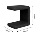 Ver imagem 2 de Mesa de Cabeceira e Banco Cloud Estofada e Revestida em Linho