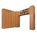 Ver imagem 2 de Guarda Roupa Casal Modulado Facinium 9 Portas 3 Gavetas Cinamomo - Pnr Móveis