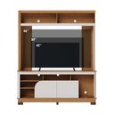 Ver imagem 6 de Estante para TV e Home Theater até 65 Polegadas 160CMX190CM 2 Portas Belaya Marrom
