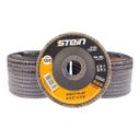 Ver imagem 1 de 20 Peças Disco Flap Curvo 4.1/2 115mm Metais Ferrosos Grão 120 Stein