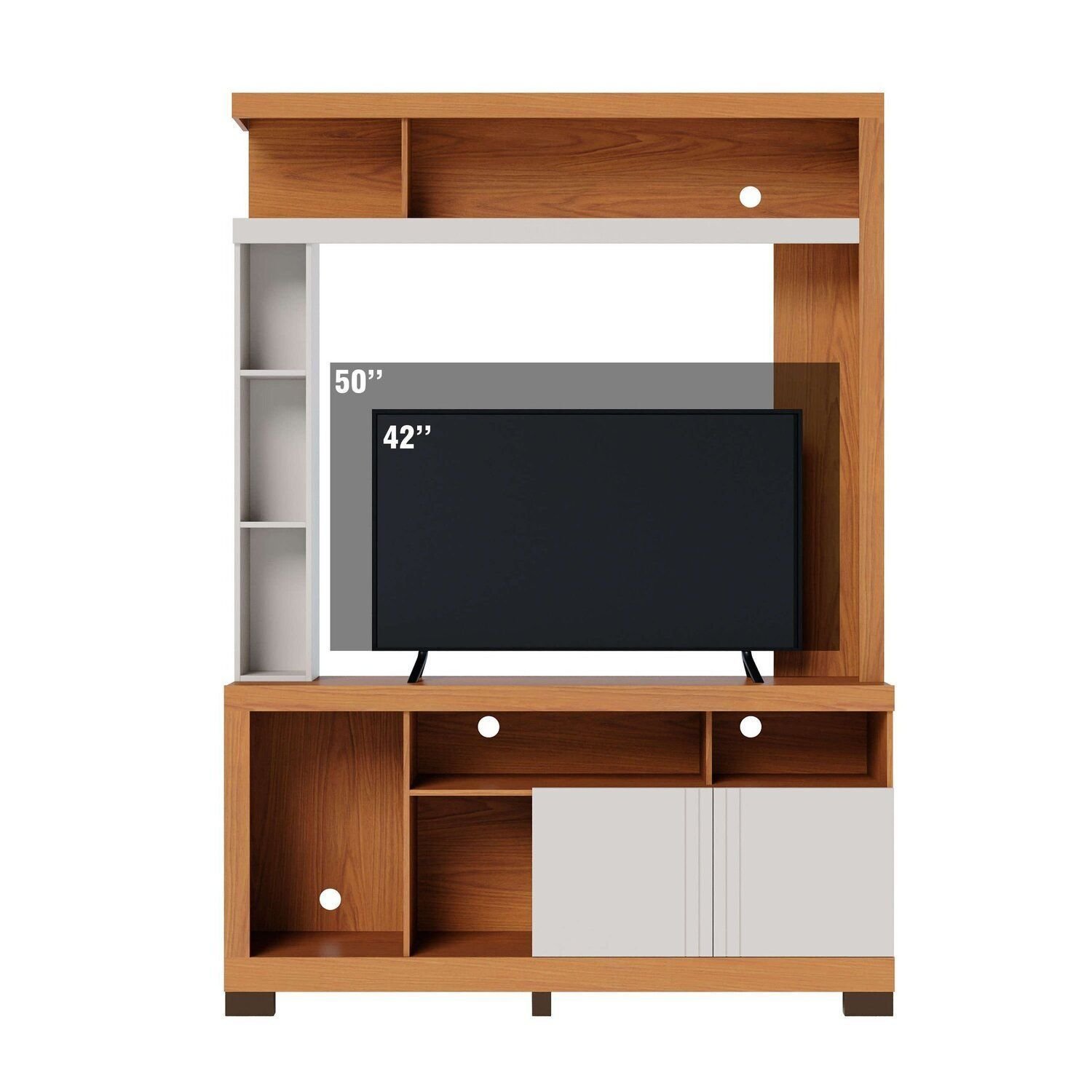 Estante Home para Tv até 50 Polegadas 2 Portas Elba - 4