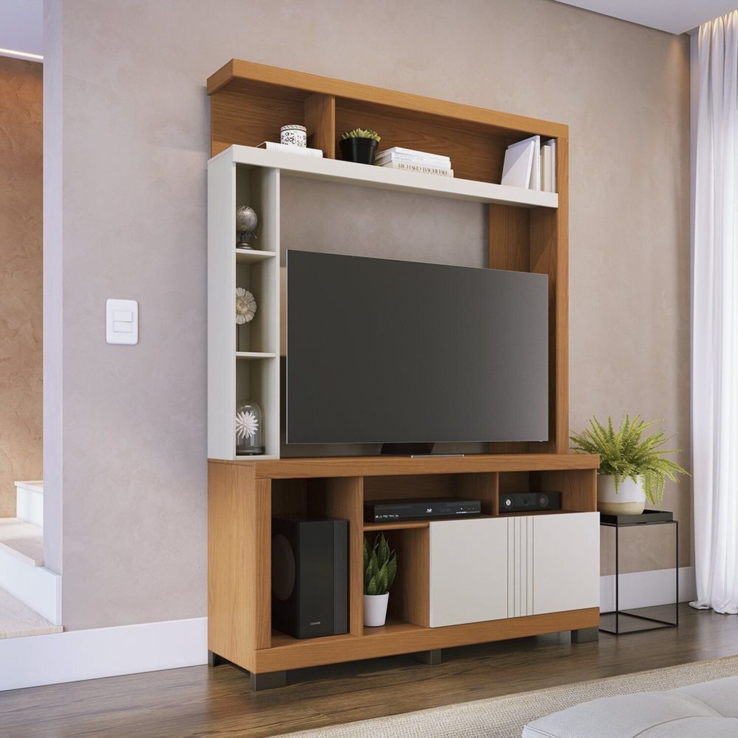 Estante Home para Tv até 50 Polegadas 2 Portas Elba - 1