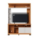 Ver imagem 4 de Estante para TV e Home Theater até 50 Polegadas 136,2CMX190CM 2 Portas Elba Marrom