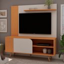 Ver imagem 4 de Painel para TV até 55 Polegadas 140CMX90CM 1 Prateleira Bege