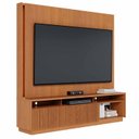 Ver imagem 7 de Estante para TV e Home Theater Ripado para TV até 75 Polegadas com LED 200CMX198,2cm LED 2 Portas Jordão Marrom