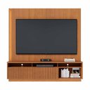 Ver imagem 5 de Estante para TV e Home Theater Ripado para TV até 75 Polegadas com LED 200CMX198,2cm LED 2 Portas Jordão Marrom