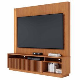 Estante Home Theater para Tv até 75 Polegadas com Led 2 Portas Jordão - 8