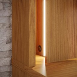 Estante Home Theater para Tv até 75 Polegadas com Led 2 Portas Jordão - 10
