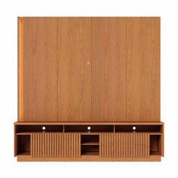 Estante Home Theater para Tv até 75 Polegadas com Led 2 Portas Jordão - 4