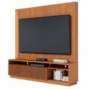 Ver mais imagens de Estante Ripado Home Theater para Tv até 75 Polegadas 198,2cmx200cm com Led 2 Portas Jordão