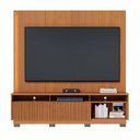 Ver imagem 6 de Estante Ripado Home Theater para Tv até 75 Polegadas 198,2cmx200cm com Led 2 Portas Jordão