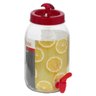 Suqueira Dispenser de Vidro Jarra Suco Torneira Cristal 3l - 1