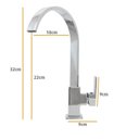 Ver imagem 3 de Torneira Cromada Bica Alta Banheiro Metal Monocomando