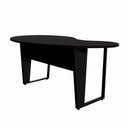 Ver imagem 7 de Mesa para Escritório Mesa Linear Orgânica MDP 175cm Preto F5 Office