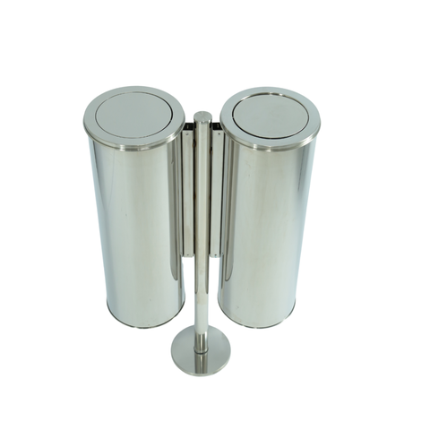 Lixeira Externa Dupla 25l com Aro Basculante