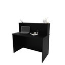 Ver imagem 5 de Kit 2 Peças com Balcão para Atendimento Recepção Consultório e Armário Multiuso Baixo