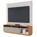 Ver mais imagens de Estante Ripado Home Theater para Tv até 75 Polegadas 198,2cmx200cm com Led 2 Portas Jordão