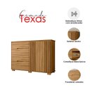 Ver imagem 4 de Cômoda Ambiente Texas Freijó - Moval