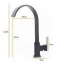 Ver imagem 2 de Torneira Bica Alta Banheiro Metal Monocomando