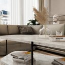 Ver imagem 3 de Mesa de Centro Oval 100% MDF  110 X 58X 35 