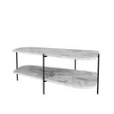 Ver imagem 2 de Mesa de Centro Oval 100% MDF  110 X 58X 35 