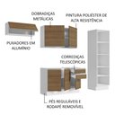 Ver imagem 5 de Armário de Cozinha Completa 260cm 100% MDF Branco/Rustic Acordes Madesa 04