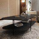 Ver imagem 4 de Mesa de Centro Oval 100% MDF  11 X 58X 35
