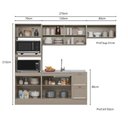 Ver imagem 3 de Cozinha Modulada Olivia 4 Peças com Paneleiro Torre Quente sem Tampo para Pia