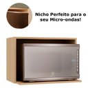 Ver imagem 3 de Nicho para Micro-Ondas 100% MDF 60 cm Lótus Carvalho