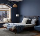 Ver mais imagens de Cama de Casal Lunna 100 % Madeira Maciça Marrom/Walnut