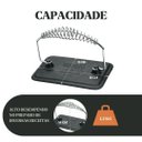 Ver imagem 4 de Prensador Retangular 18×11×12cm Ferro Fundido Alça Espiral Panela Mineira