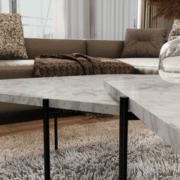Mesa de Centro Palheta - Atenna - 130cmx 65cmx30 Cm - 4