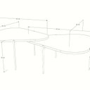 Ver imagem 3 de Mesa de Centro Palheta 100% MDF 130x 65x 30