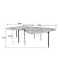 Ver imagem 6 de Mesa de Centro Palheta 100% MDF 130x 65x 30